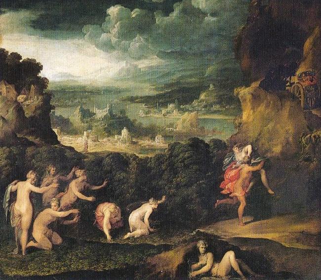 ABBATE, Niccolo dell Rape of Proserpine hi res oil painting image